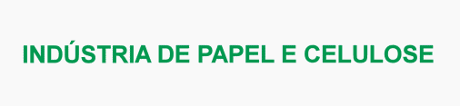 Banner indústria de papel e celulose